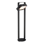 Nordlux Saulio Pedestal Lamp Aluminium Black 4.45W 370lm - 830 Warm White | IP44 - Solar
