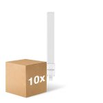 Multipack 10x Noxion Lucent PL-S LED 6W - 827 Extra Warm White | 2-Pin - Replaces 11W