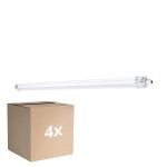 Multipack 4x Ledvance LED Waterproof Batten 33W 3960lm - 865 Daylight | 120cm