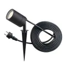 D'Lite Spike Light Fuse Power Cable Black | IP65 - Suitable for 1x GU10 | incl. cable 2 Meter